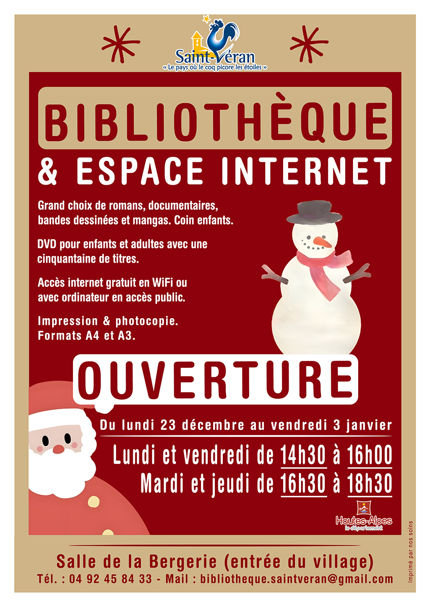 horaires-bibliotheque-saint-veran-noel-2024